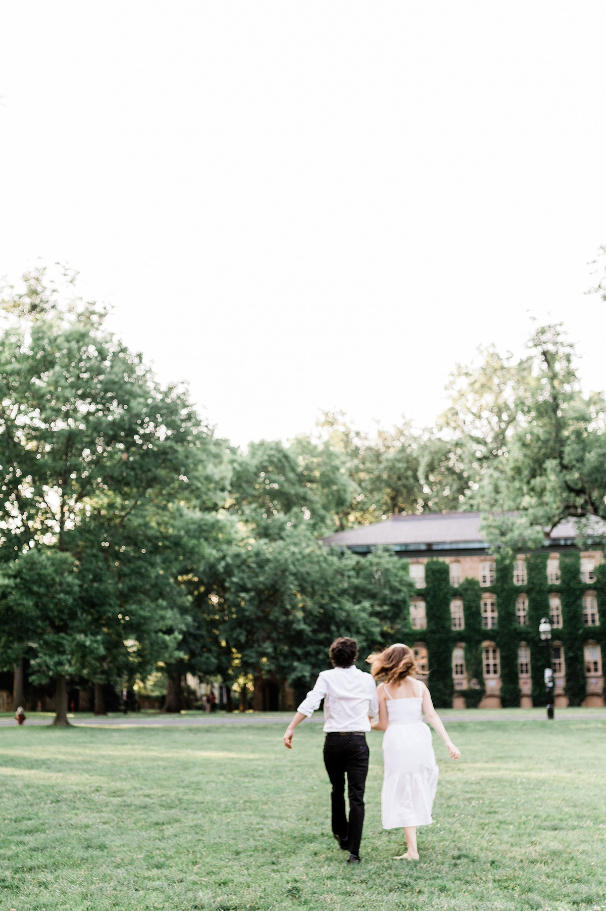 The Princeton University campus, a picturesque setting that adds romance to Page and Christopher's love story.