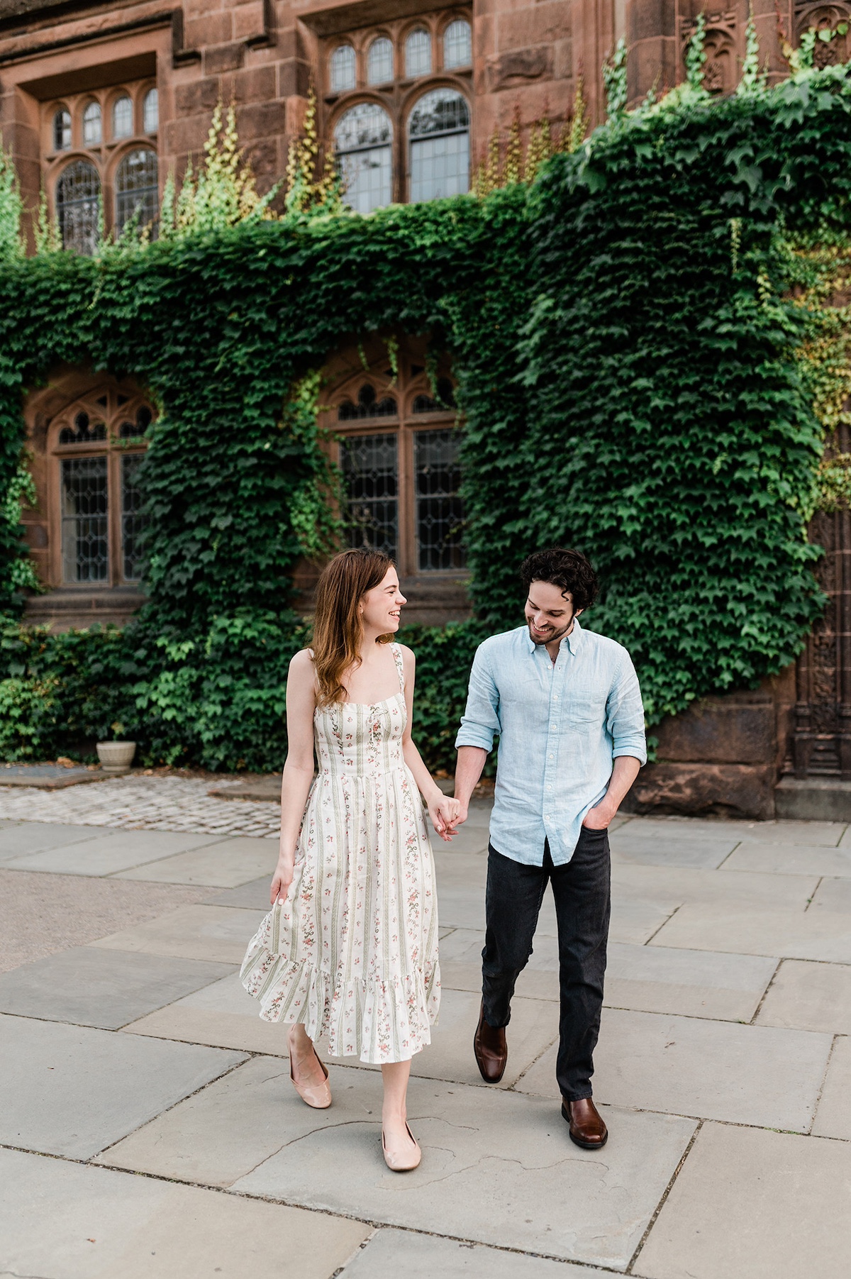 Princeton University's campus, a romantic setting that elevates Page and Christopher's love story.