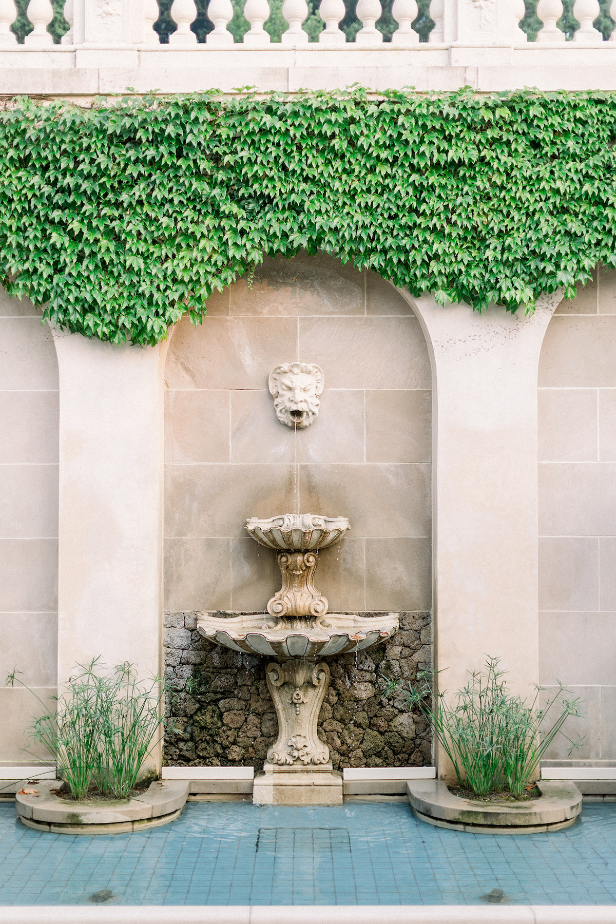 Architectural beauty on display at Longwood Gardens, with intricate details and textures that harmonize with the natural surroundings.